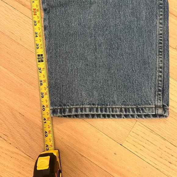 Levis 550 Relaxed Fit Mens Jeans 42x30 Medium Wash Denim Cotton 550-0216 Y2K - Picture 7 of 12